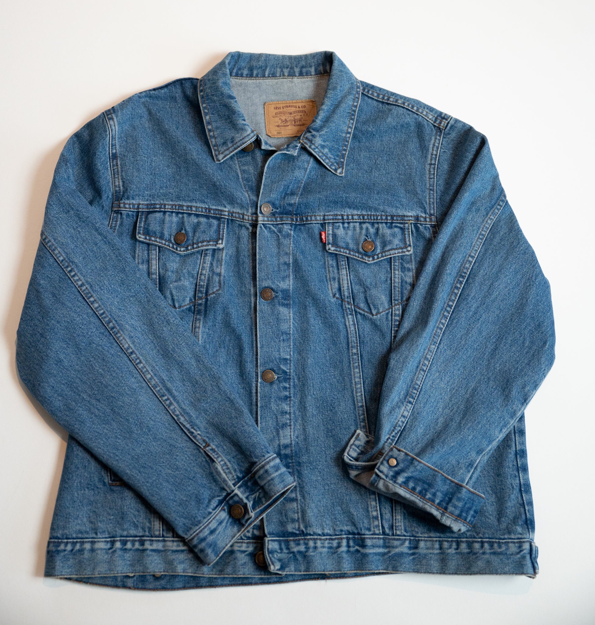 Vintage Levi Strauss Denim Jacket Levis Vintage 501 Denim Jacket